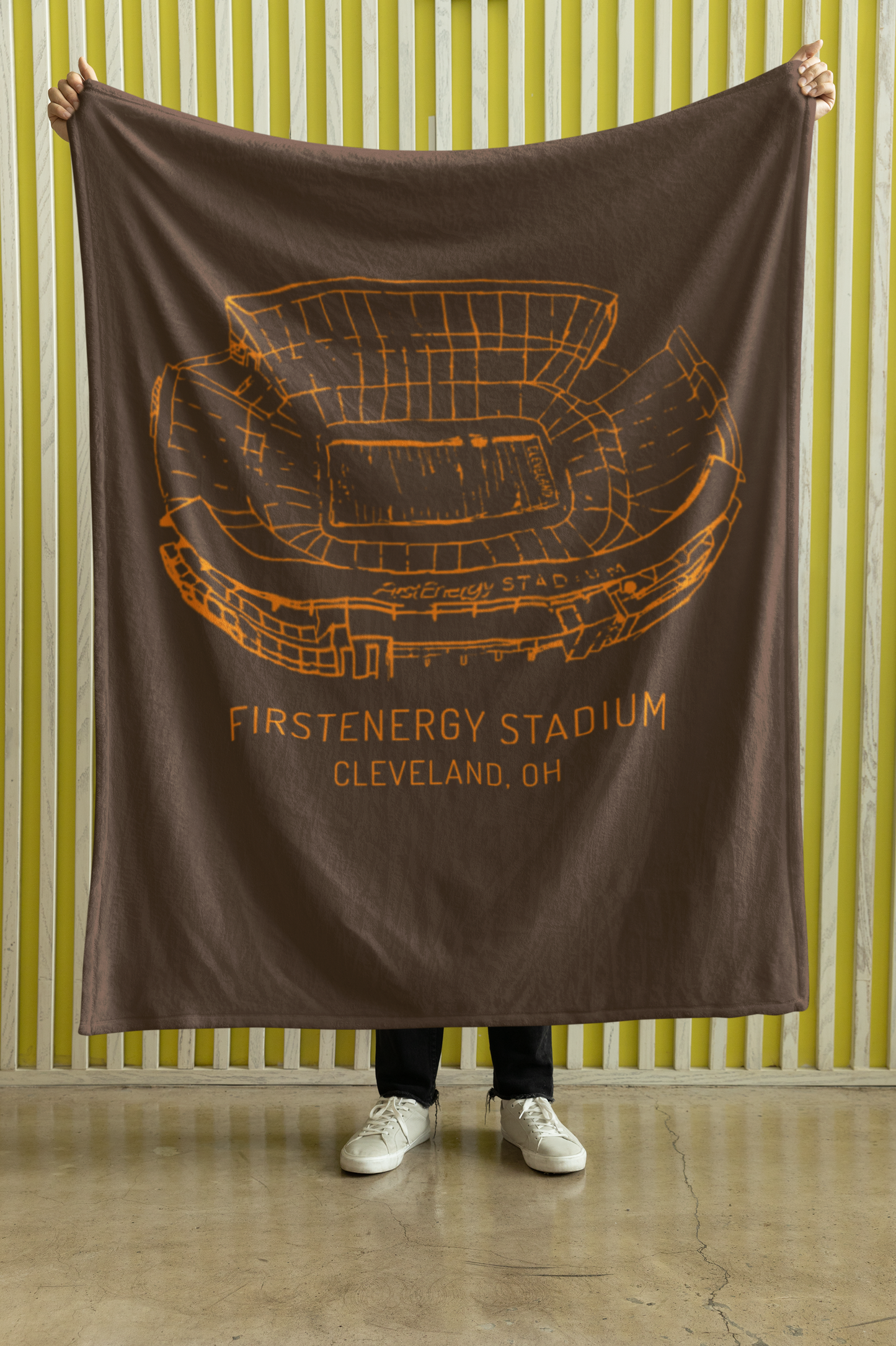 FirstEnergy Stadium Plush Blanket