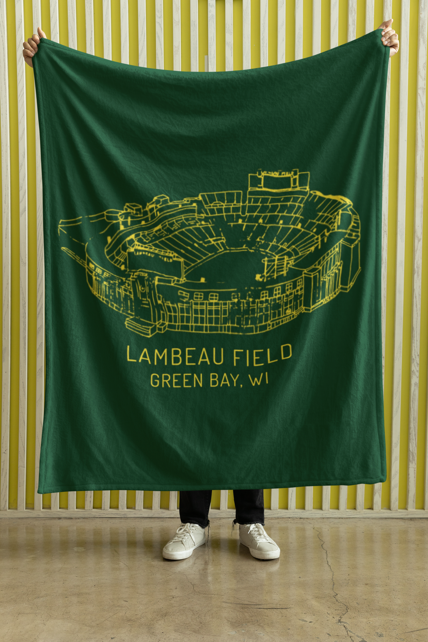 Lambeau Field Plush Blanket