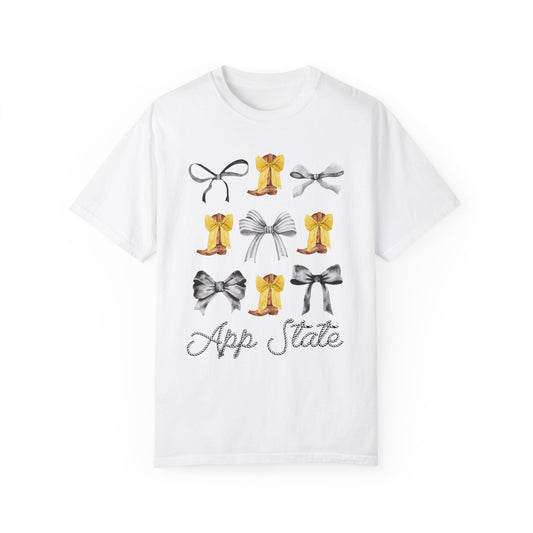 Coquette App State Comfort Colors Tshirt