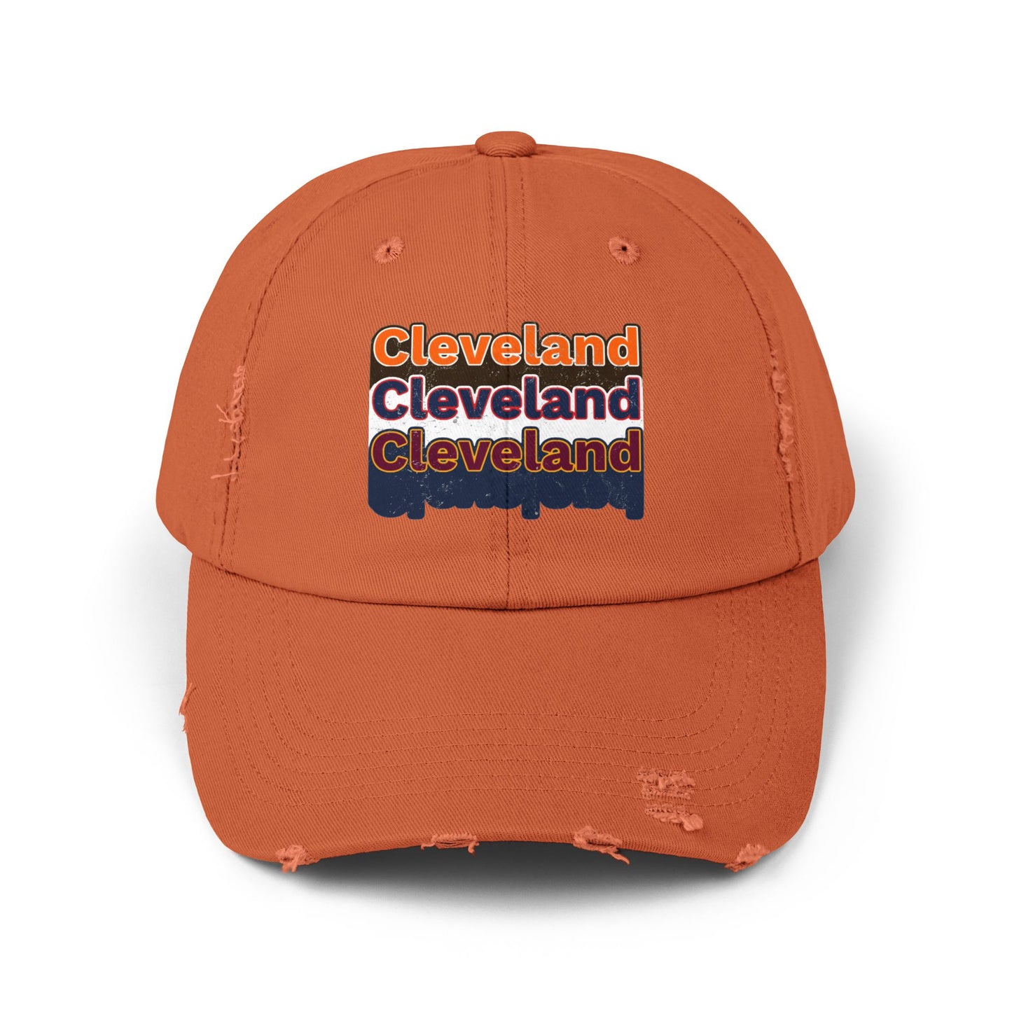 Cleveland Sports Distressed Cap