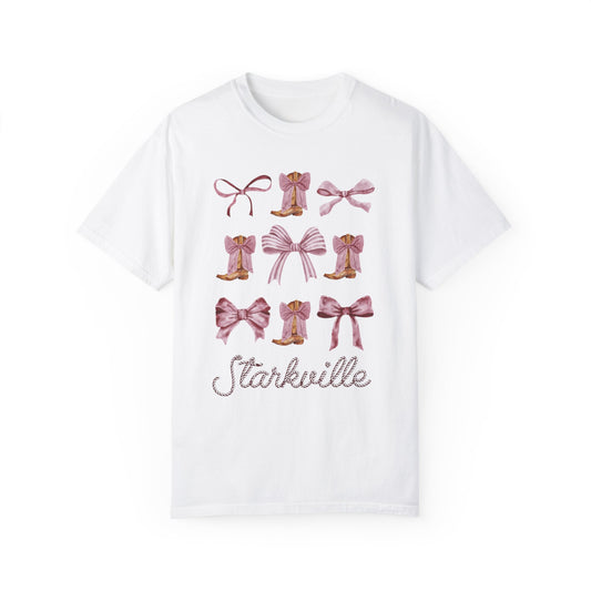 Coquette Mississippi State Comfort Colors Tshirt