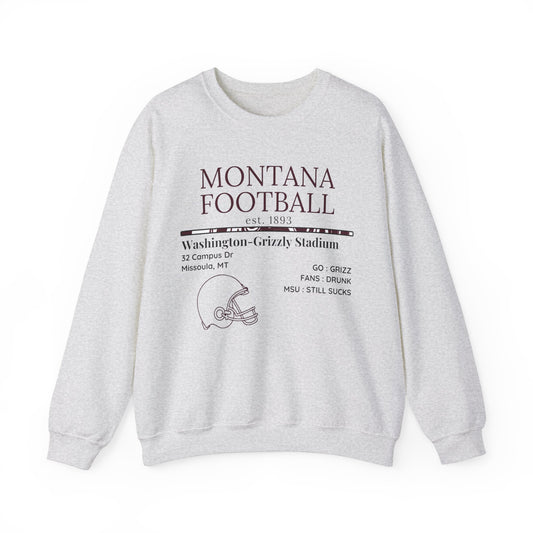 Montana Football Sweatshirt