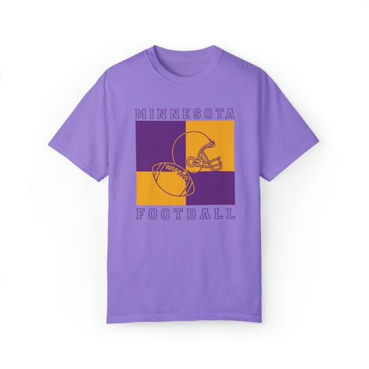 Minnesota Vikings Comfort Colors Football Tshirt
