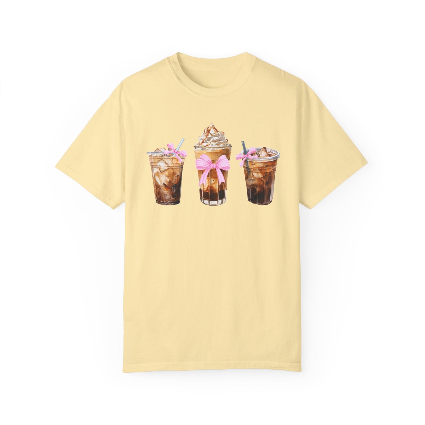 Coquette Iced Coffee Comfort Colors Tshirt