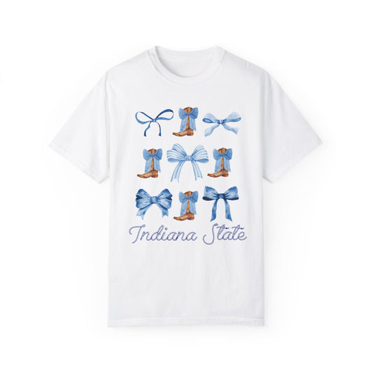 Coquette Indiana State Comfort Colors Tshirt
