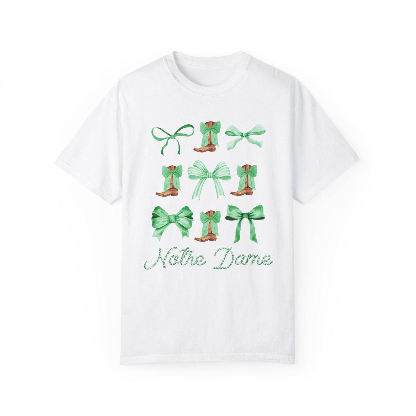 Coquette Notre Dame Comfort Colors Tshirt