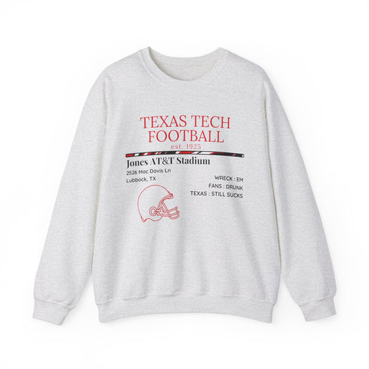 Texas Tech Football Sweatshirt