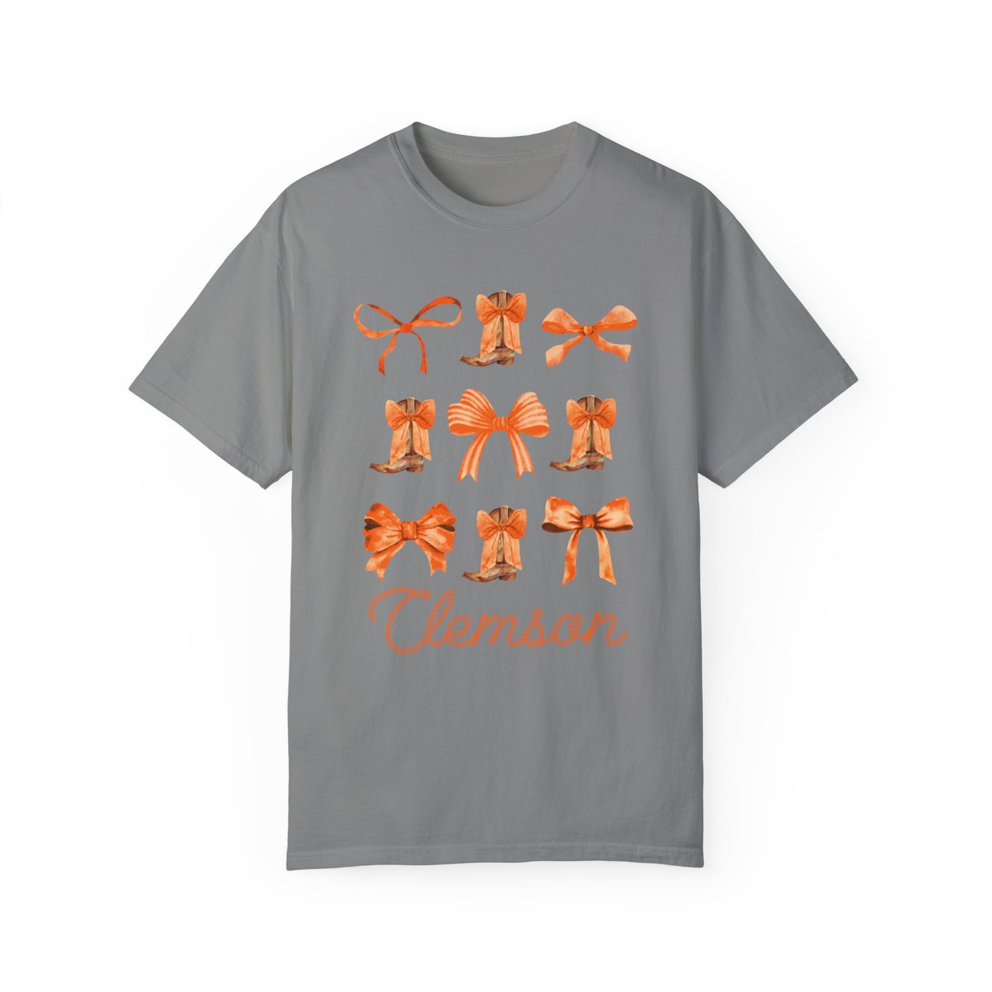 Coquette Clemson Comfort Colors Tshirt