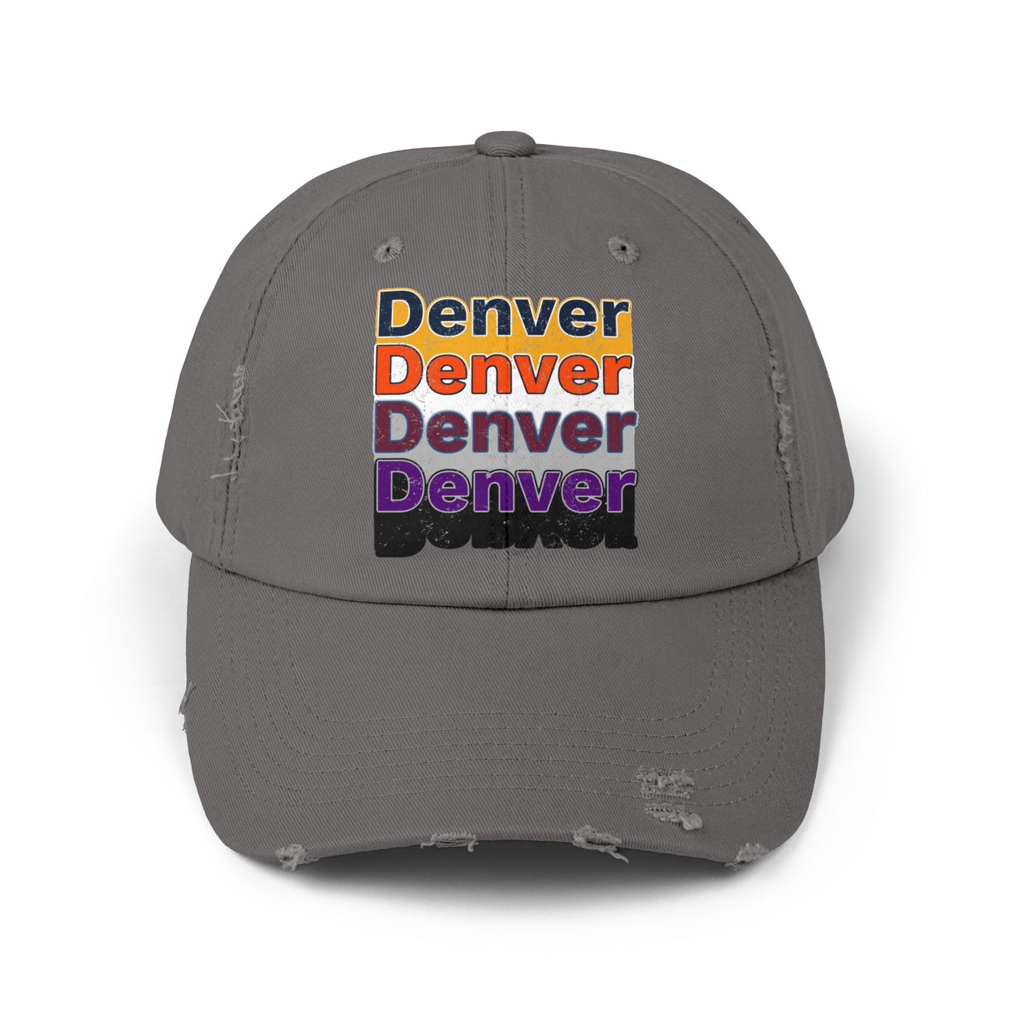 Denver Sports Distressed Cap