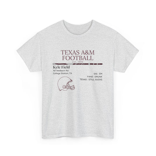 Texas A&M Football Tshirt