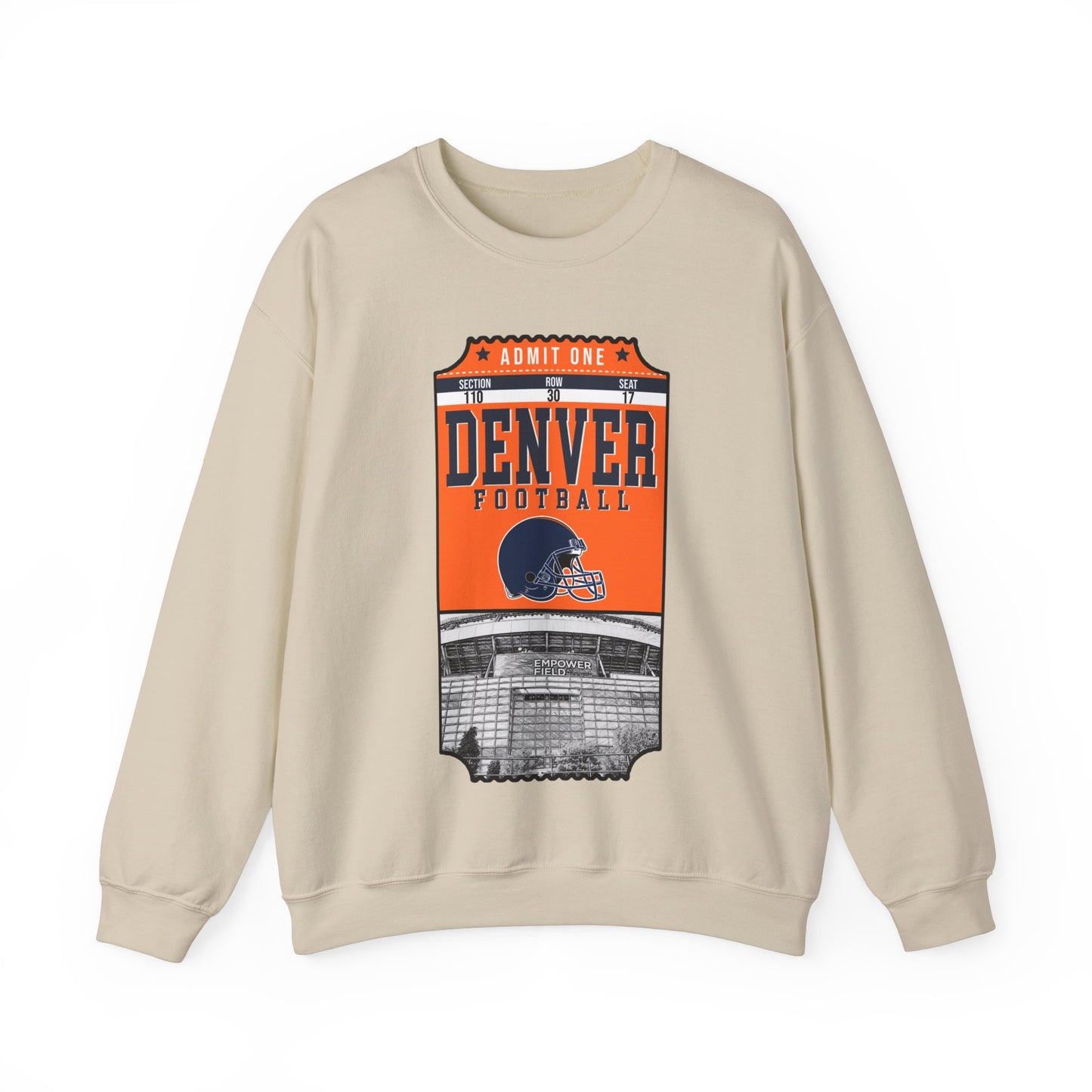 Denver Broncos Football Sweatshirt