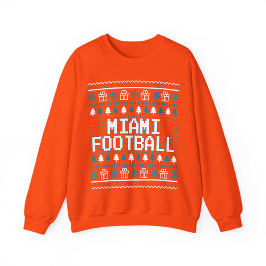 Miami Dolphins Ugly Christmas Sweatshirt