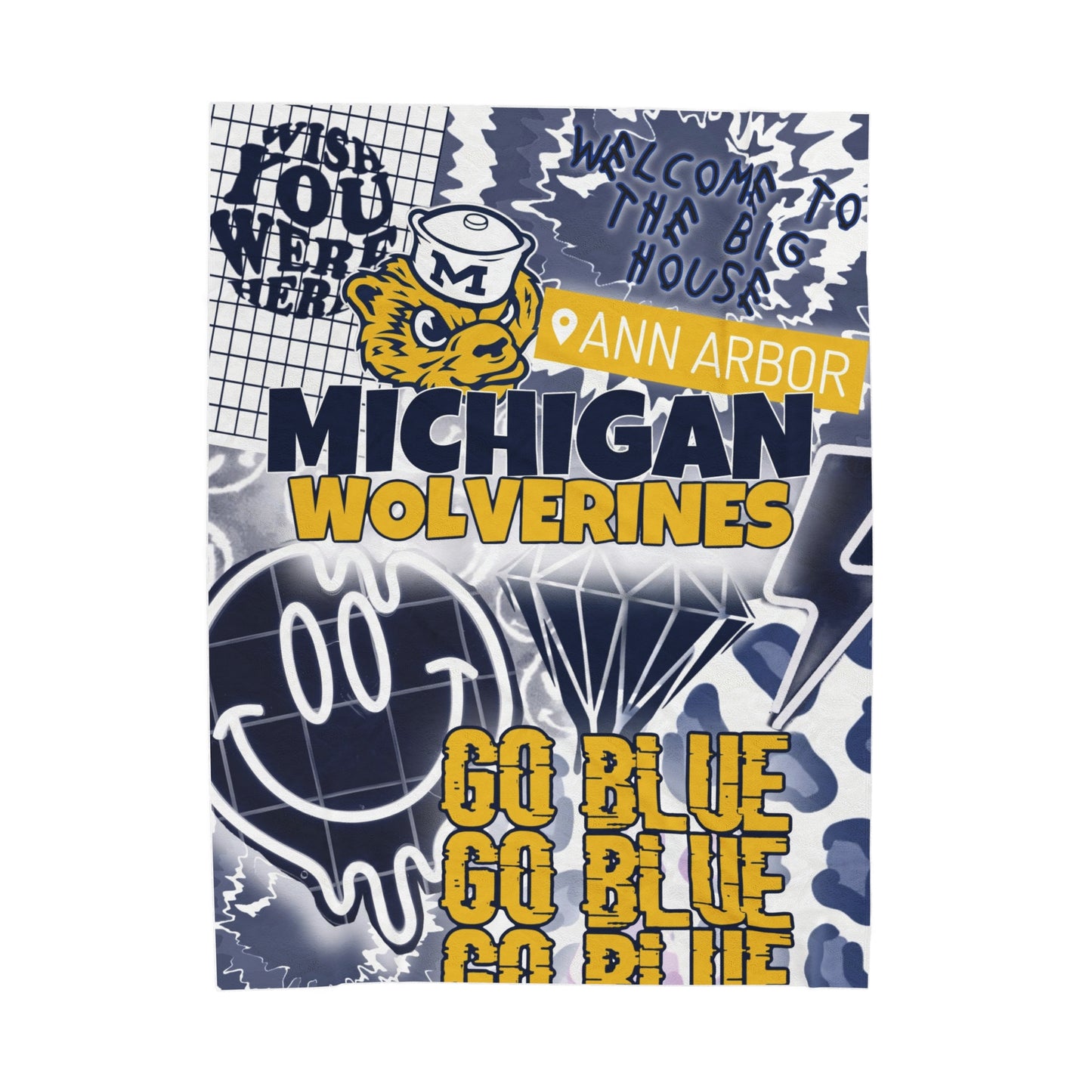 University of Michigan College Blanket