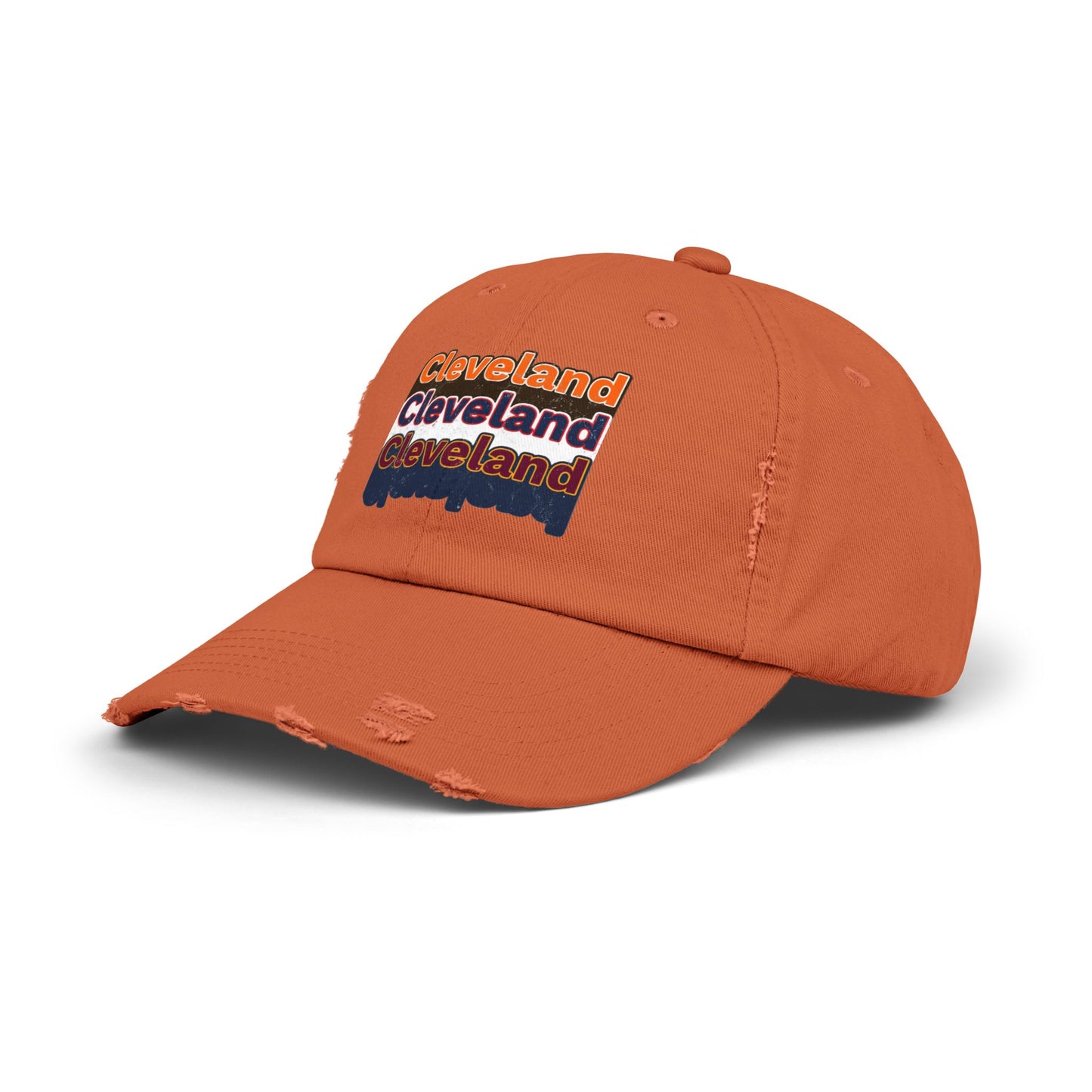 Cleveland Sports Distressed Cap