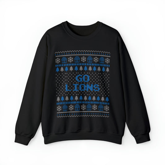 Detroit Lions Christmas Sweatshirt