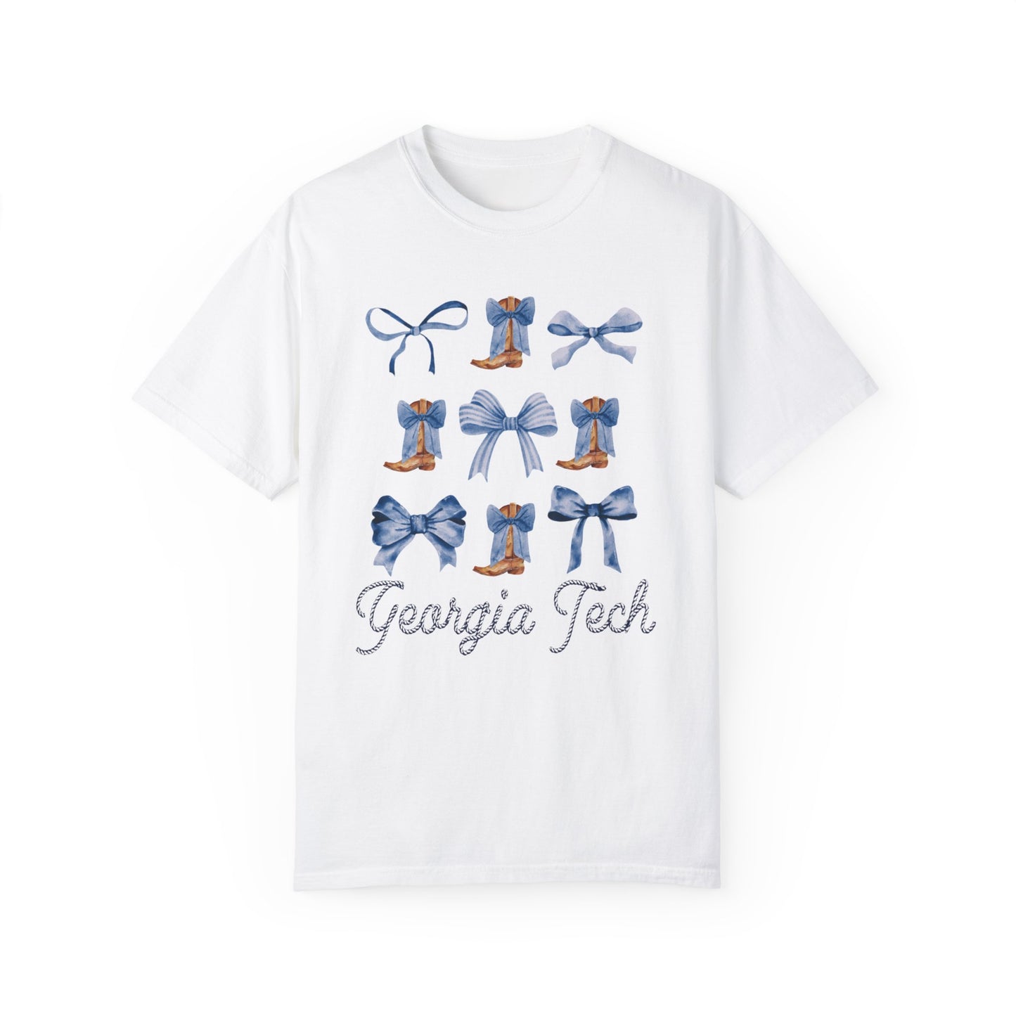Coquette Georgia Tech Comfort Colors Tshirt