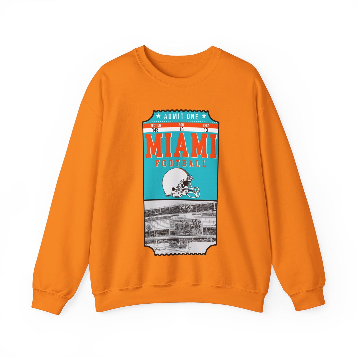 Miami Dolphins Football Sweatshirt