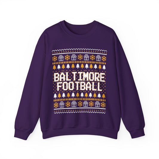 Baltimore Ravens Ugly Christmas Sweatshirt