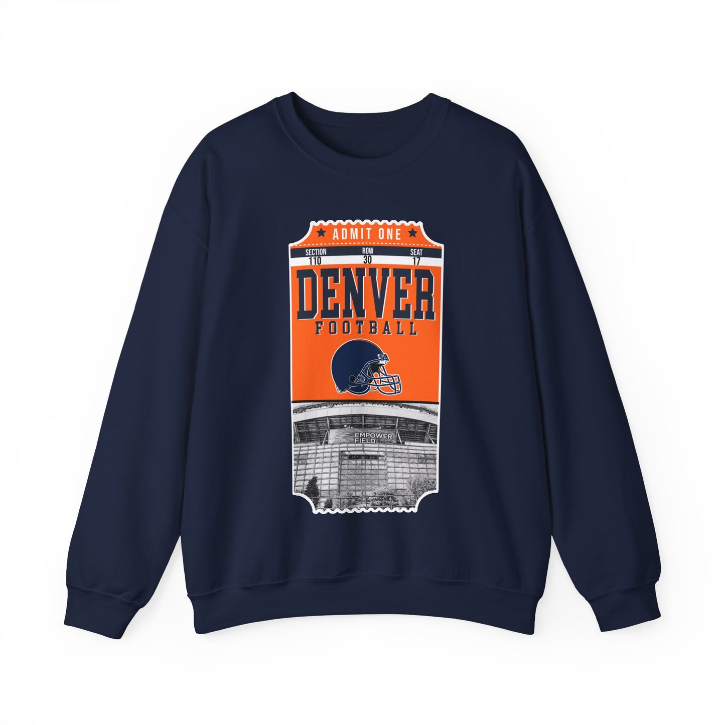 Denver Broncos Football Sweatshirt