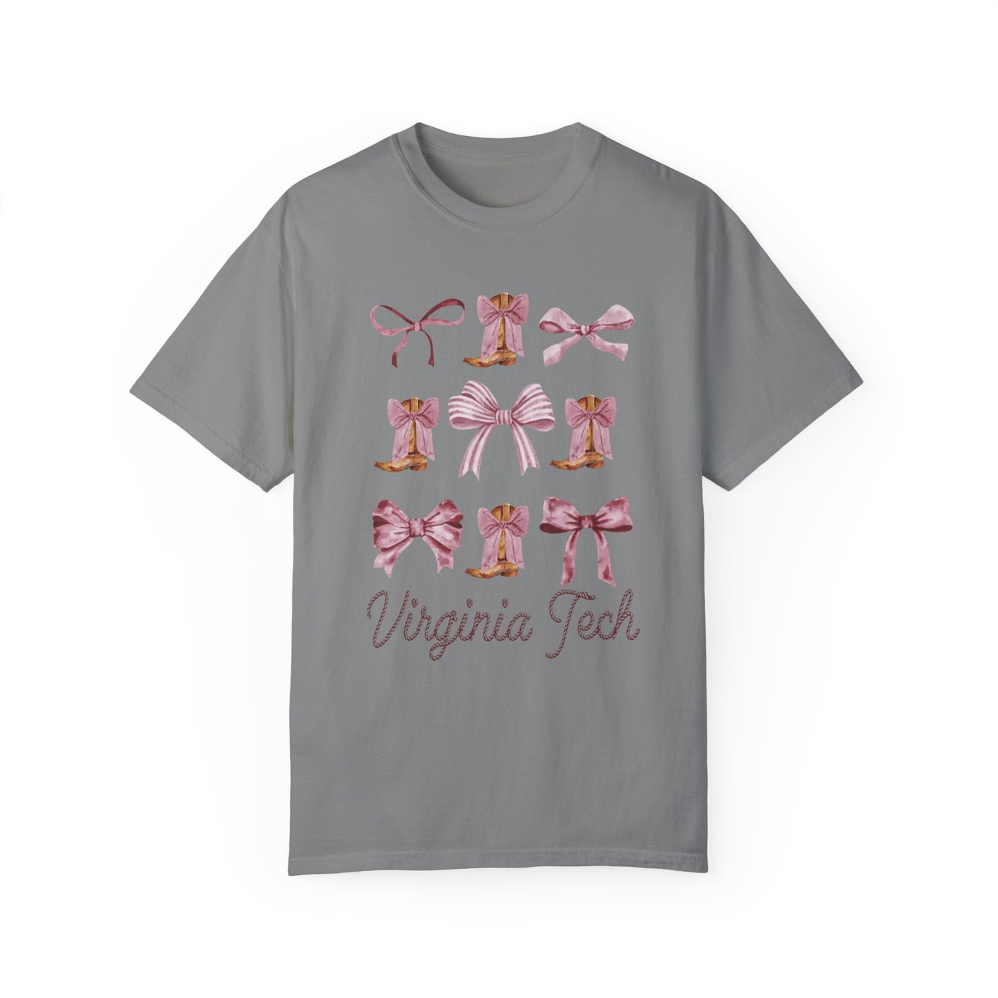 Coquette Virginia Tech Comfort Colors Tshirt