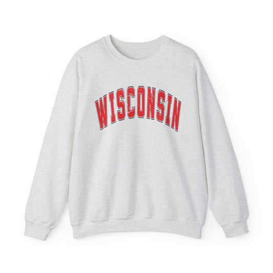 Distressed Wisconsin Sweatshirt