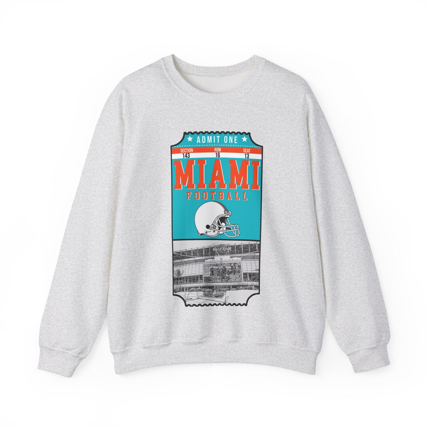 Miami Dolphins Football Sweatshirt