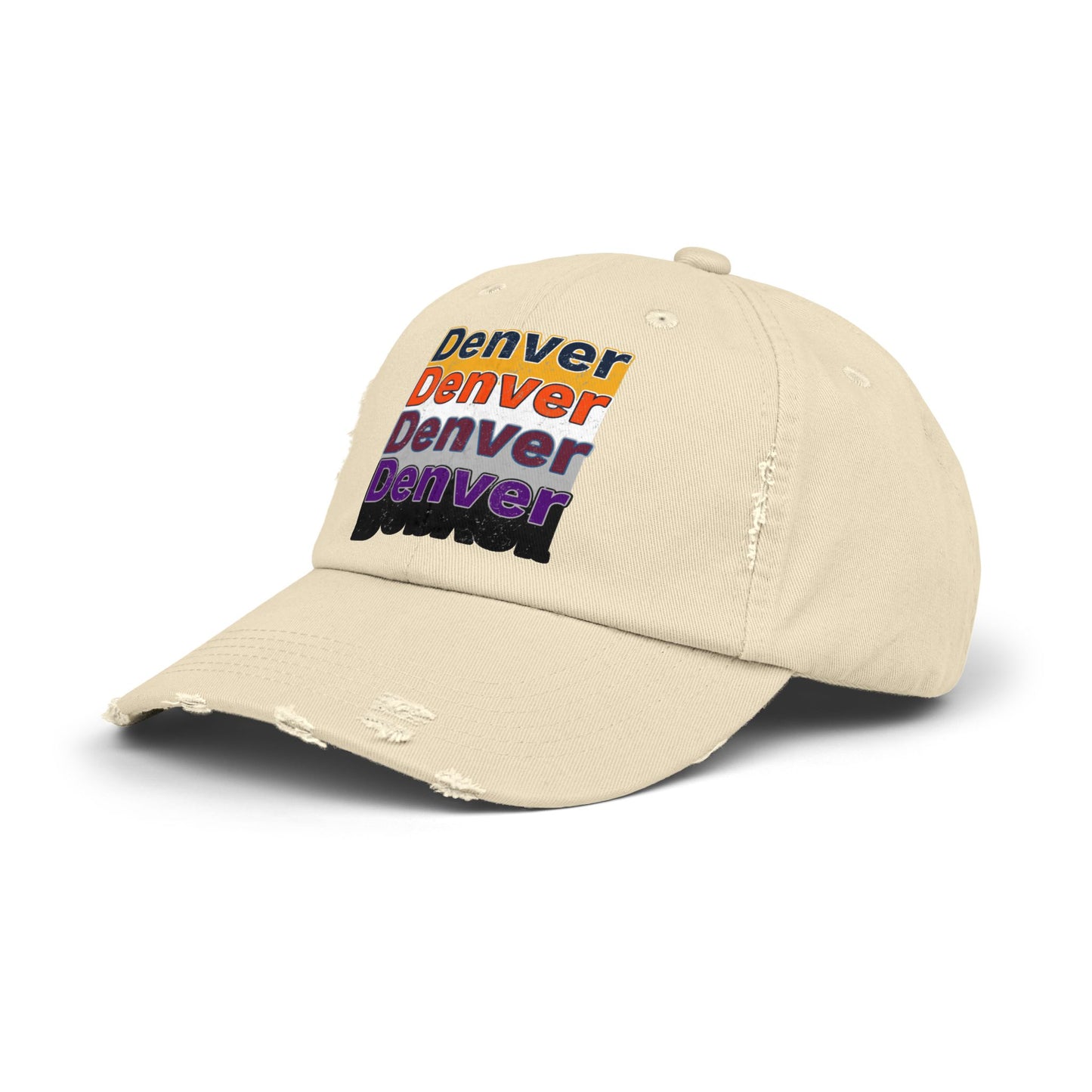 Denver Sports Distressed Cap