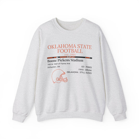 Oklahoma State Football Sweatshirt