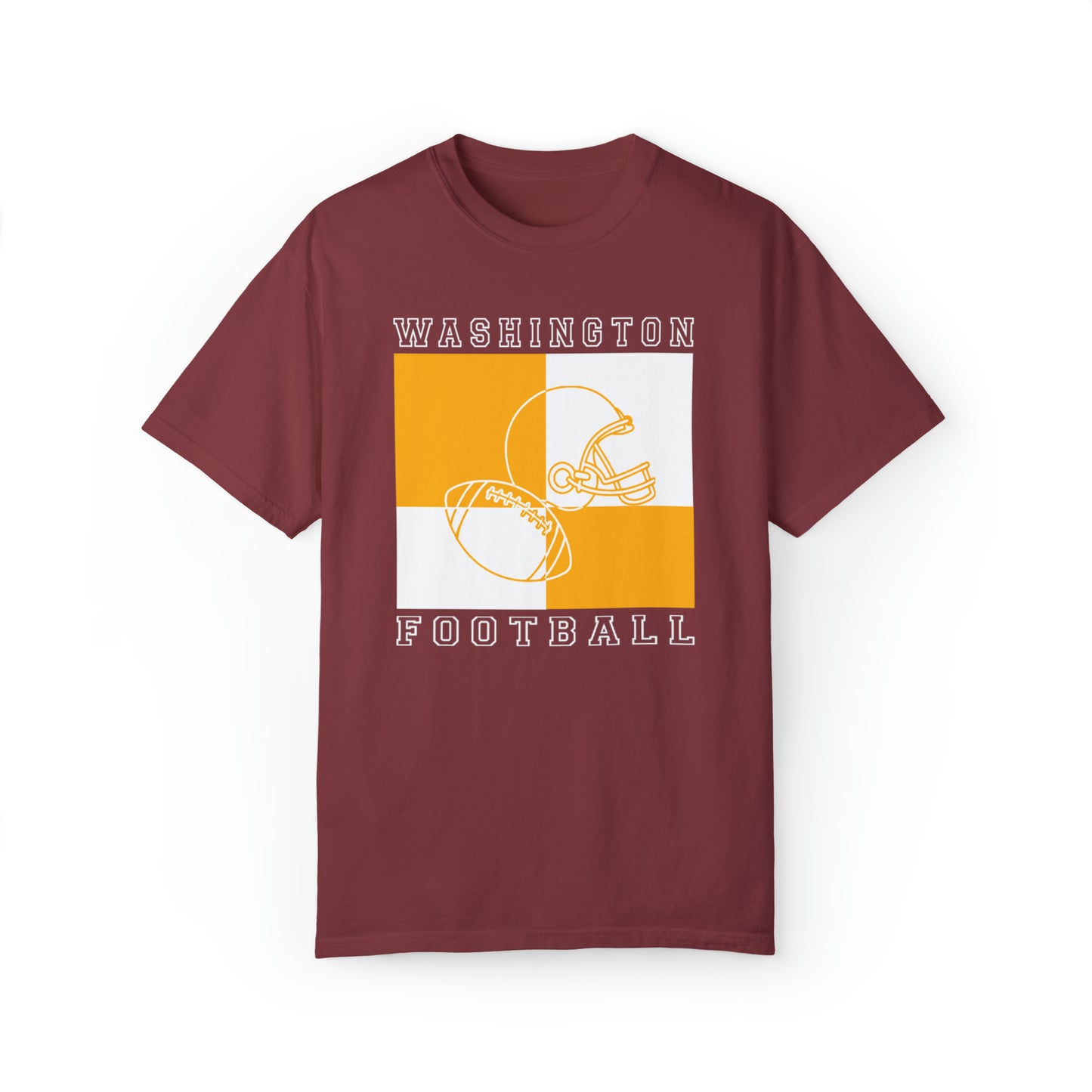 Washington Commanders Comfort Colors Football Tshirt