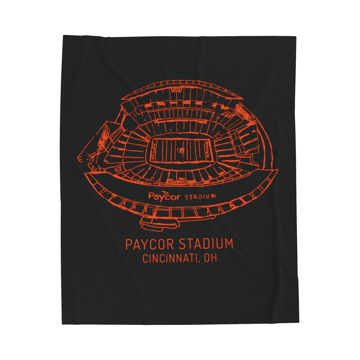 Paycor Stadium Plush Blanket