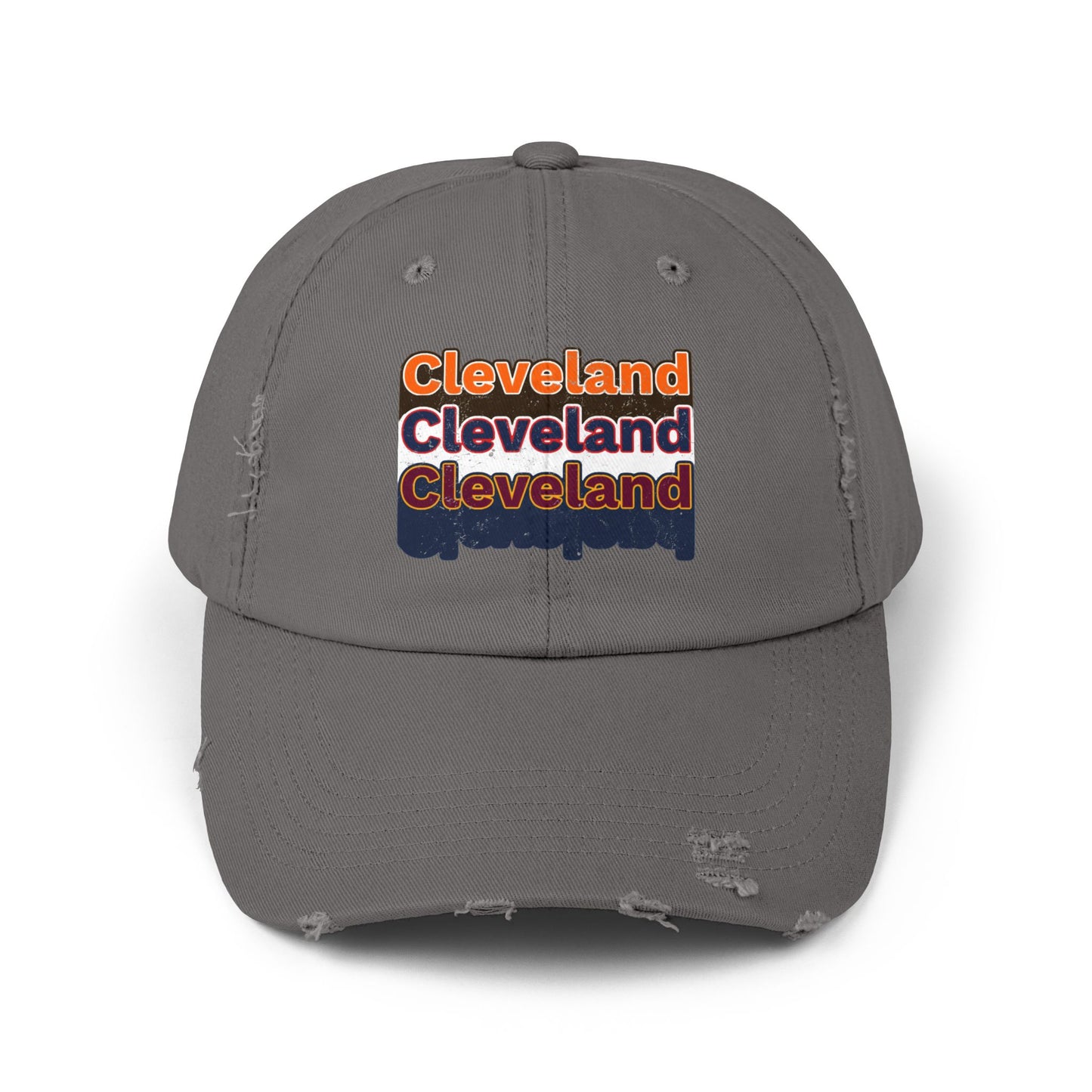 Cleveland Sports Distressed Cap