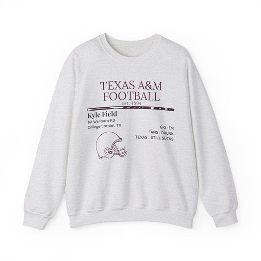 Texas A&M Football Sweatshirt