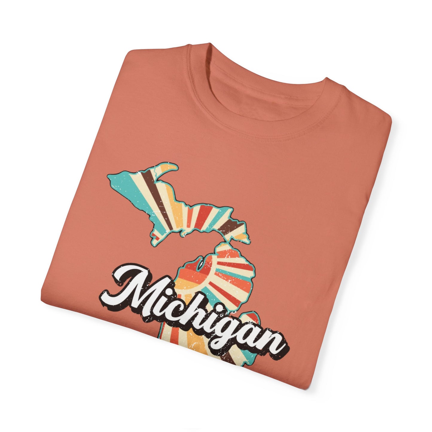 Retro Michigan Comfort Colors Tshirt