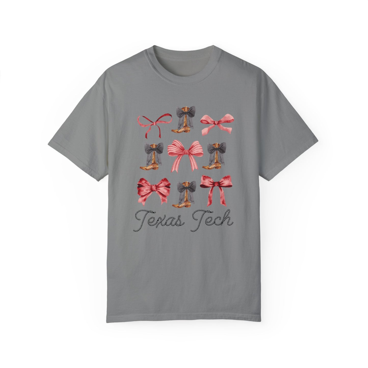 Coquette Texas Tech Comfort Colors Tshirt