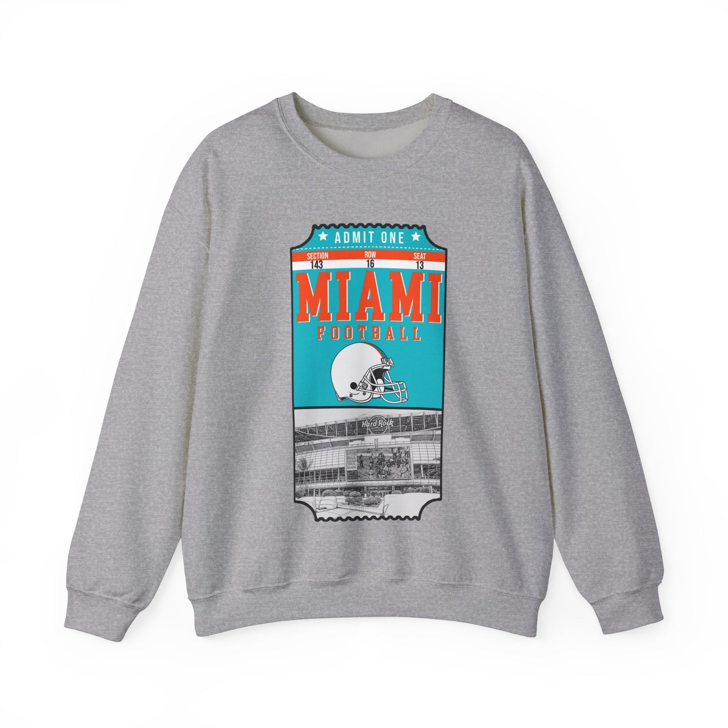 Miami Dolphins Football Sweatshirt