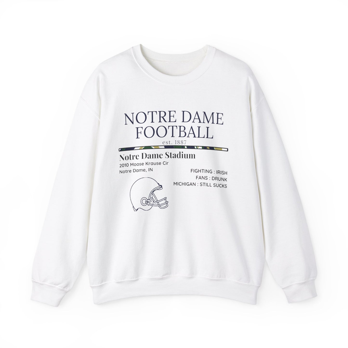 Notre Dame Football Sweatshirt