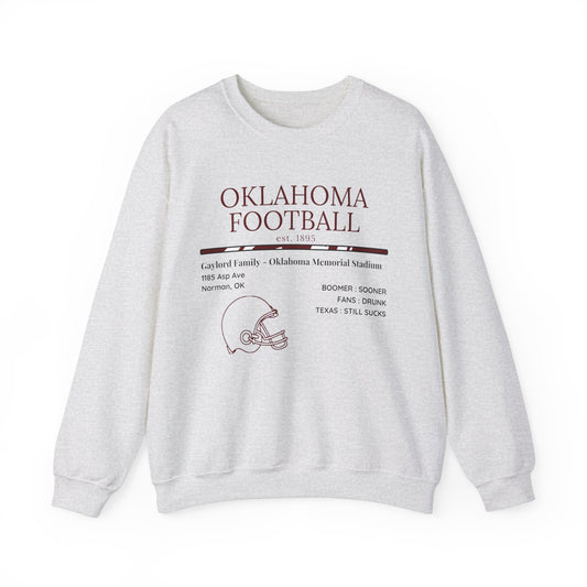 Oklahoma Football Sweatshirt