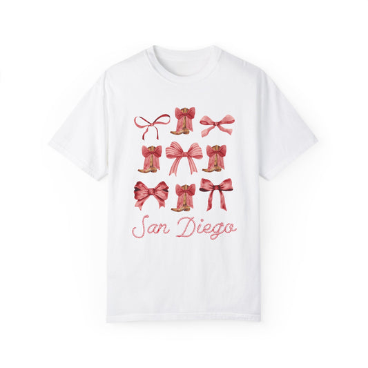 Coquette San Diego State Comfort Colors Tshirt