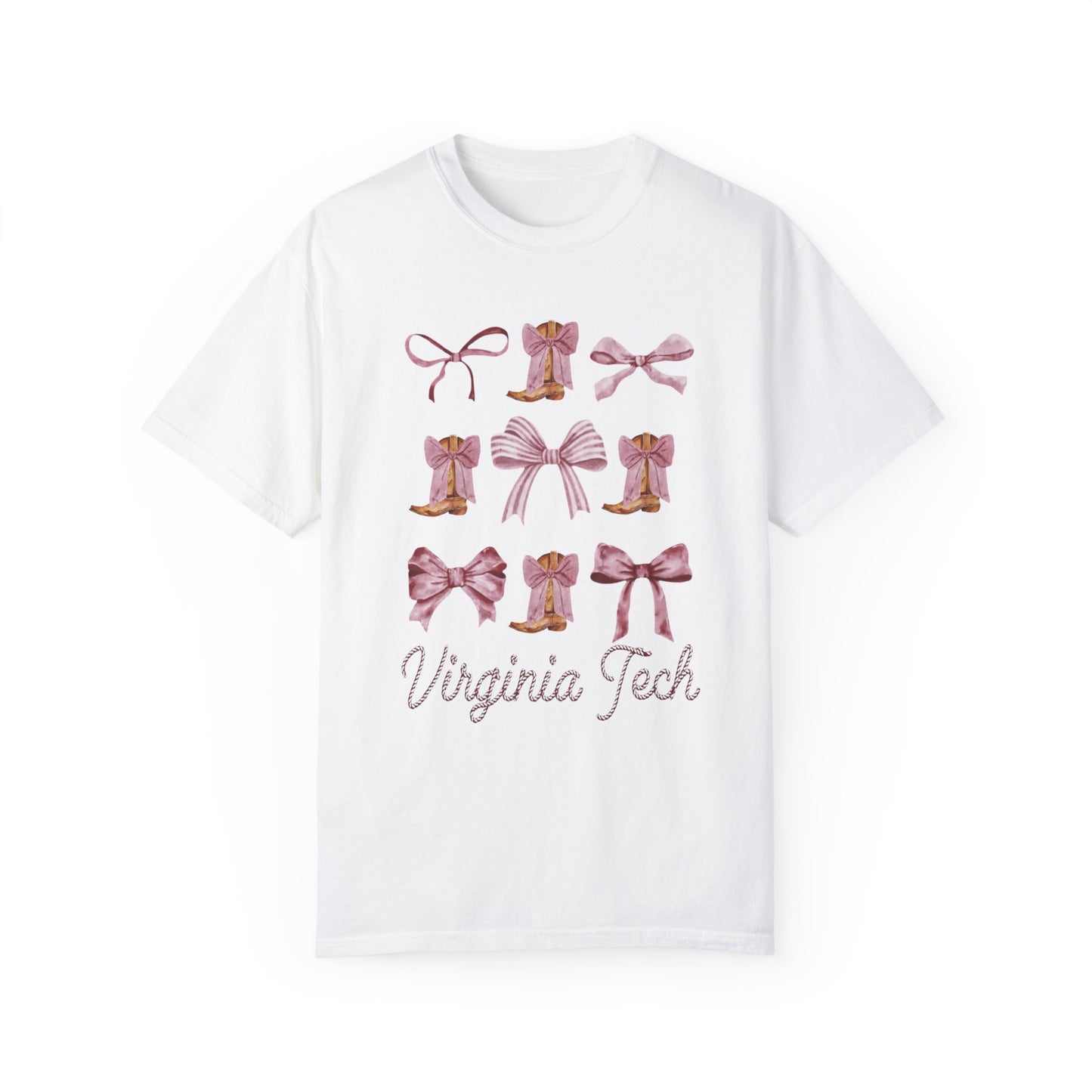 Coquette Virginia Tech Comfort Colors Tshirt