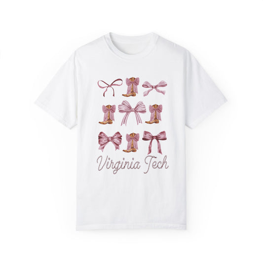 Coquette Virginia Tech Comfort Colors Tshirt