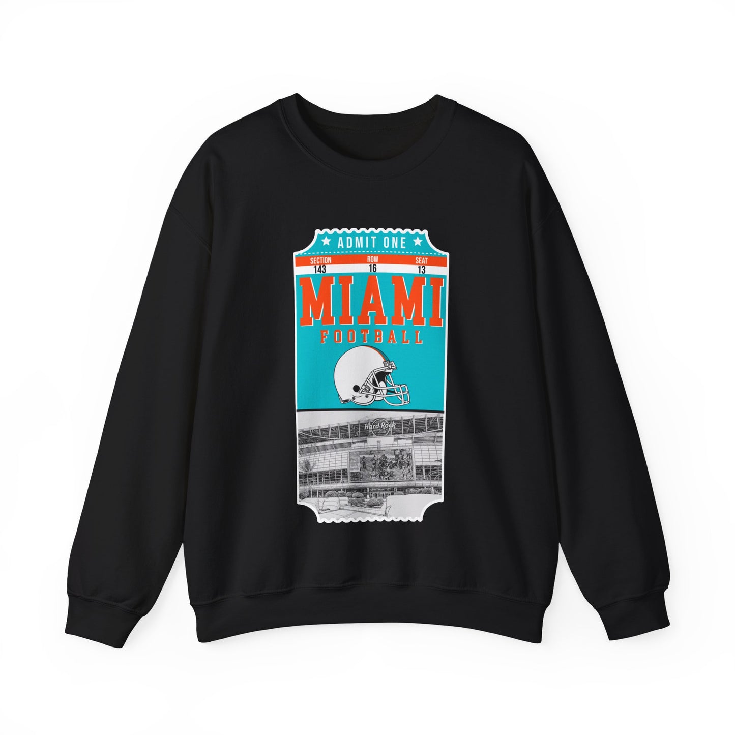 Miami Dolphins Football Sweatshirt