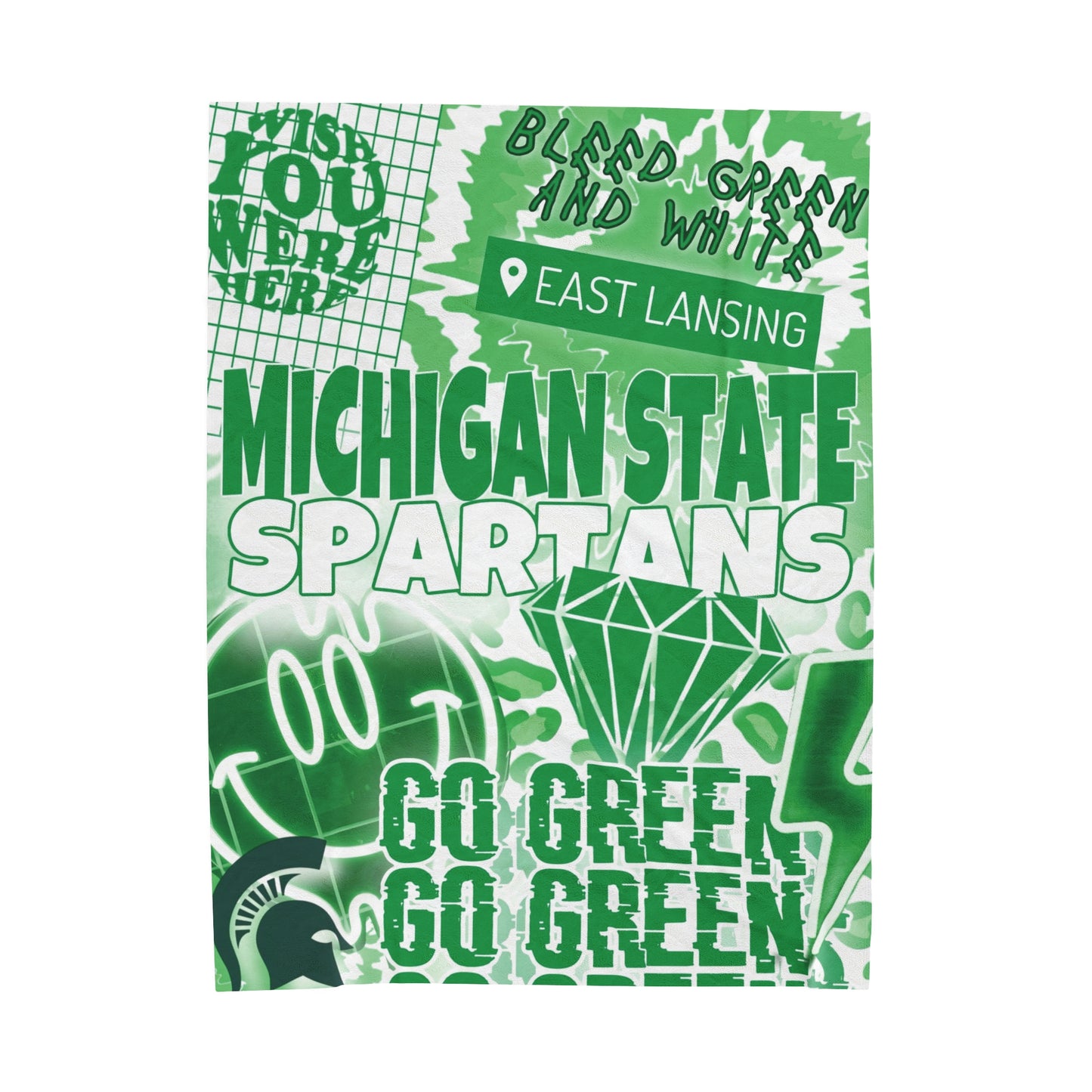 Michigan State College Blanket