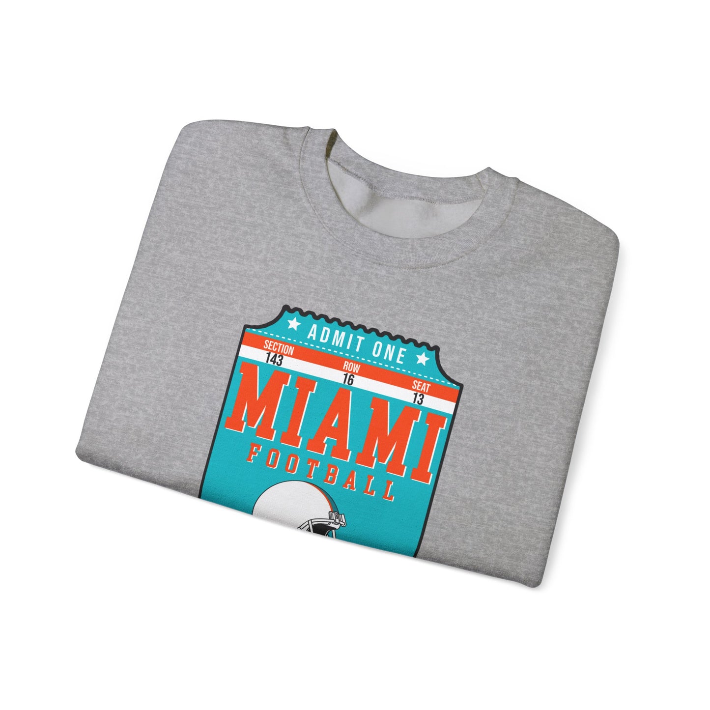 Miami Dolphins Football Sweatshirt