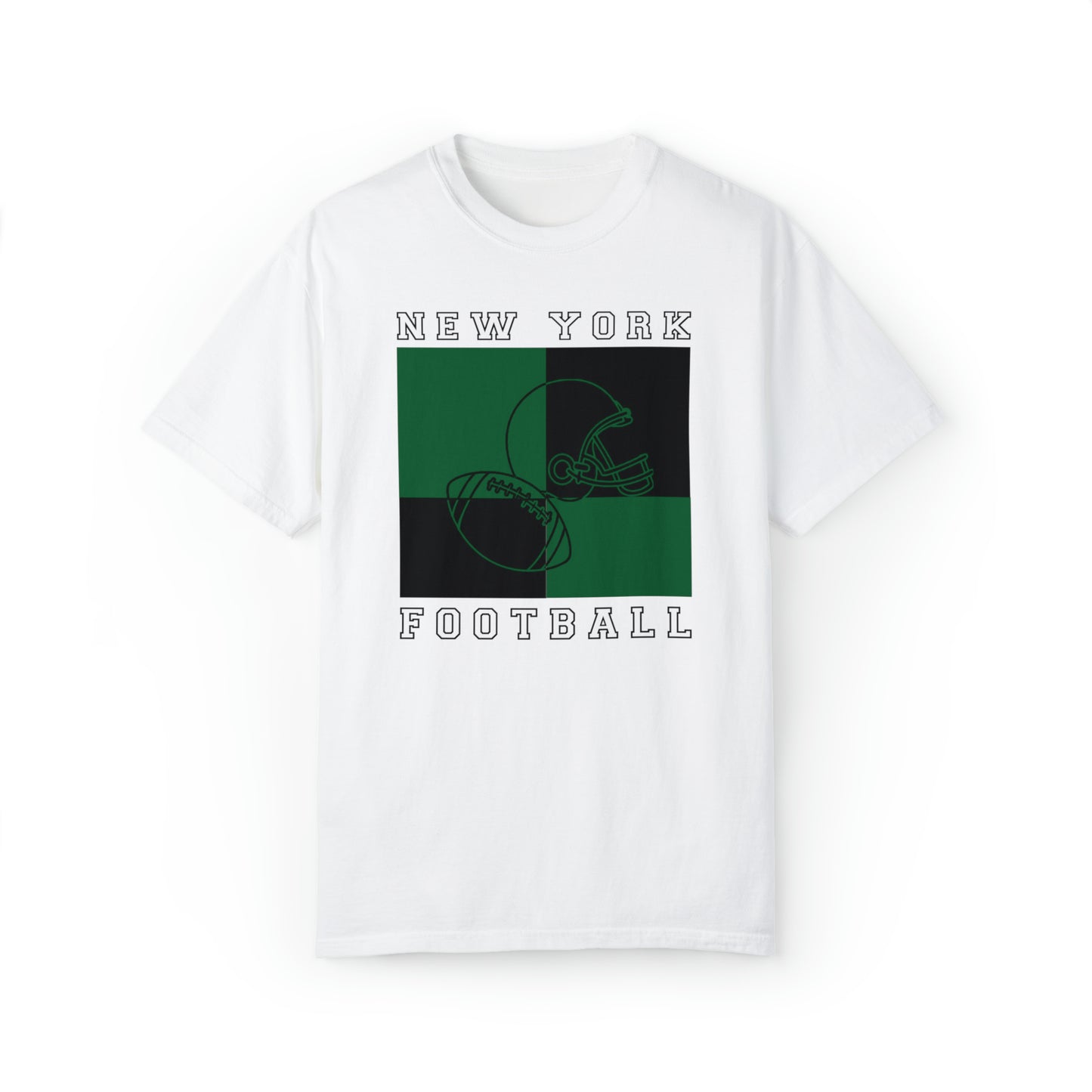 New York Jets Comfort Colors Football Tshirt