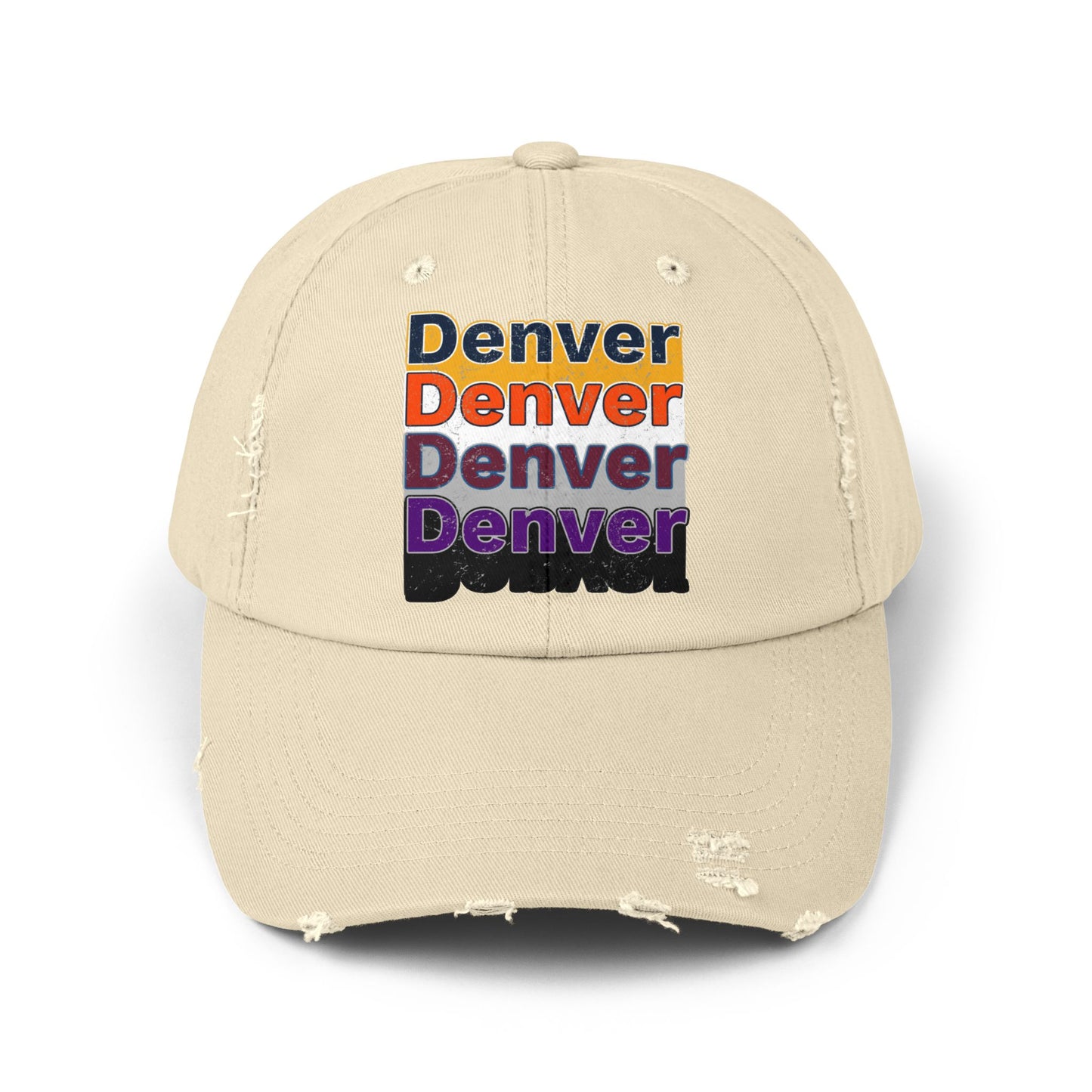 Denver Sports Distressed Cap