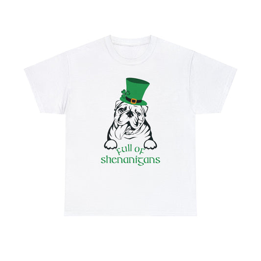 English Bulldog Saint Patrick’s Day Tshirt