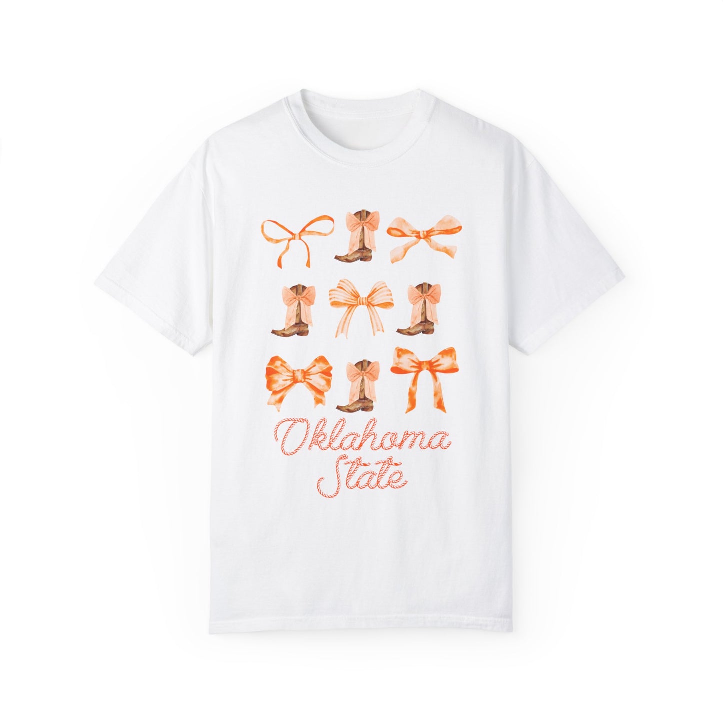 Coquette Oklahoma State Comfort Colors Tshirt