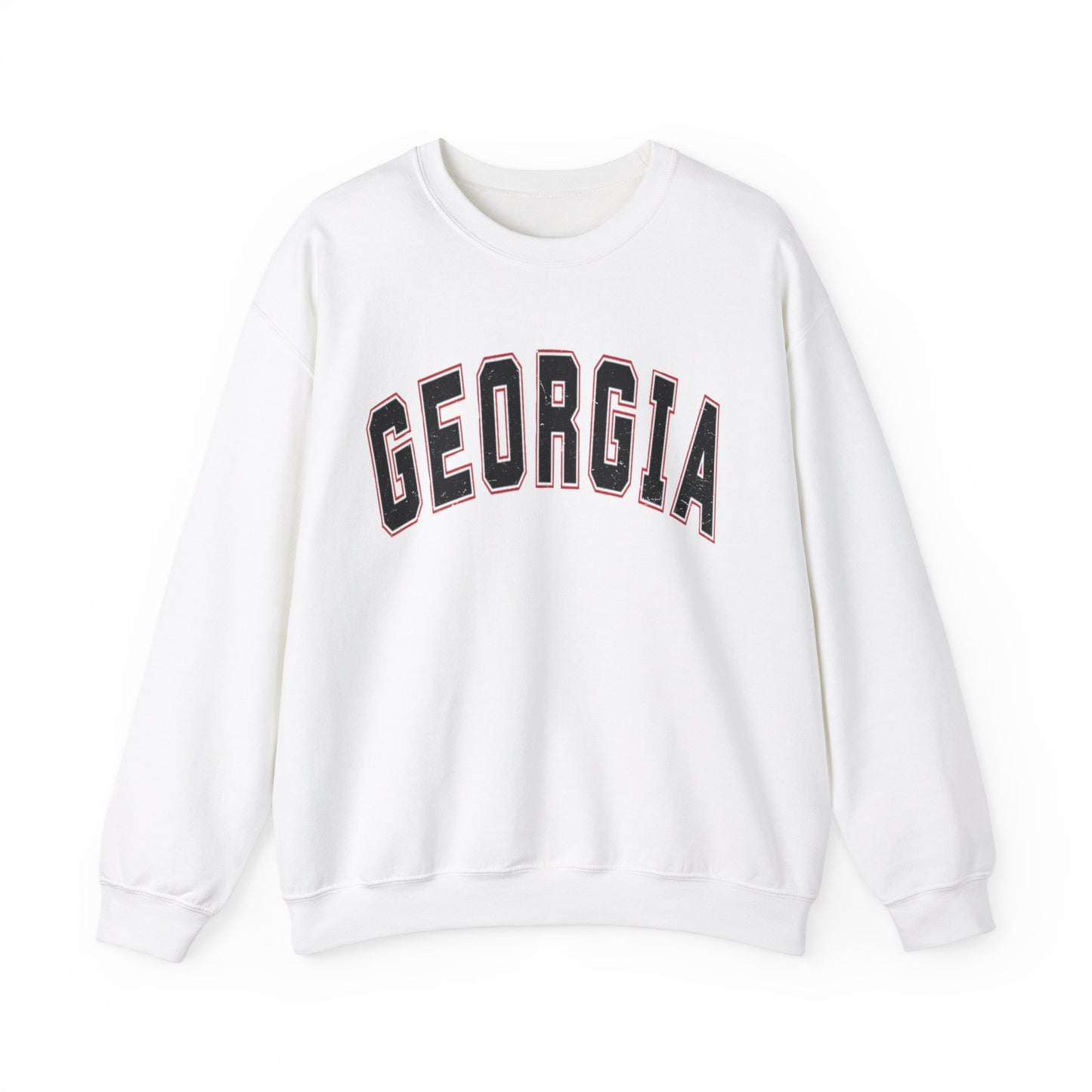 Distressed Georgia Sweatshirt
