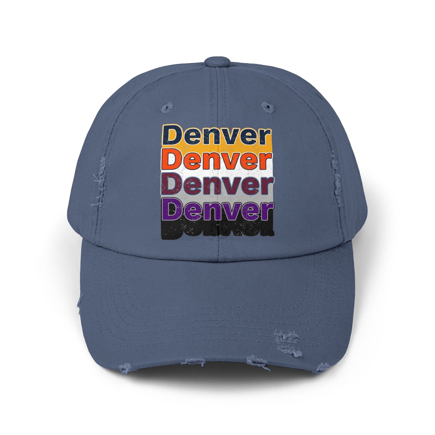 Denver Sports Distressed Cap