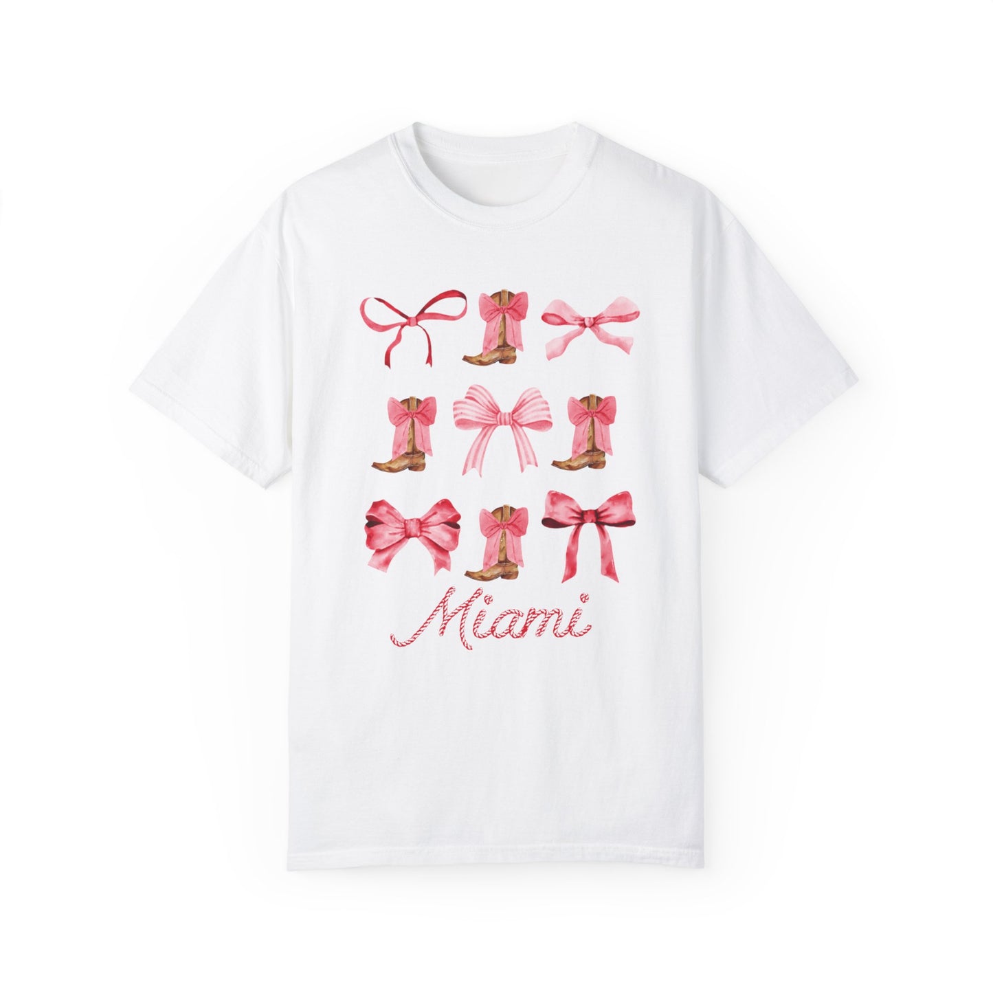 Coquette Miami University Comfort Colors Tshirt
